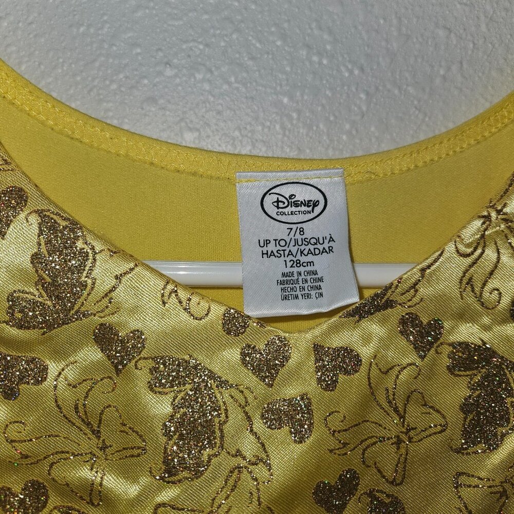 Disney Collection Fancy Nancy Halloween Costume Girls Medium 7-8 Glitter RARE - Picture 5 of 8